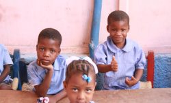 School children in Haiti